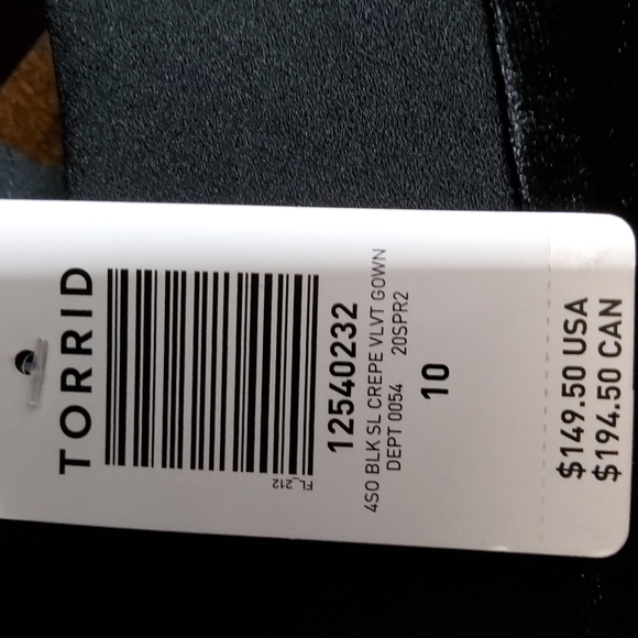 Torrid Gown - Picture 4 of 4